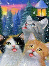 Colourful Cats Diamond Painting Kit