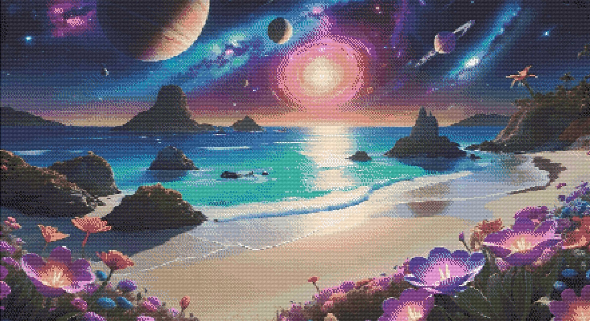 Celestial Shoreline Diamond Painting Kit