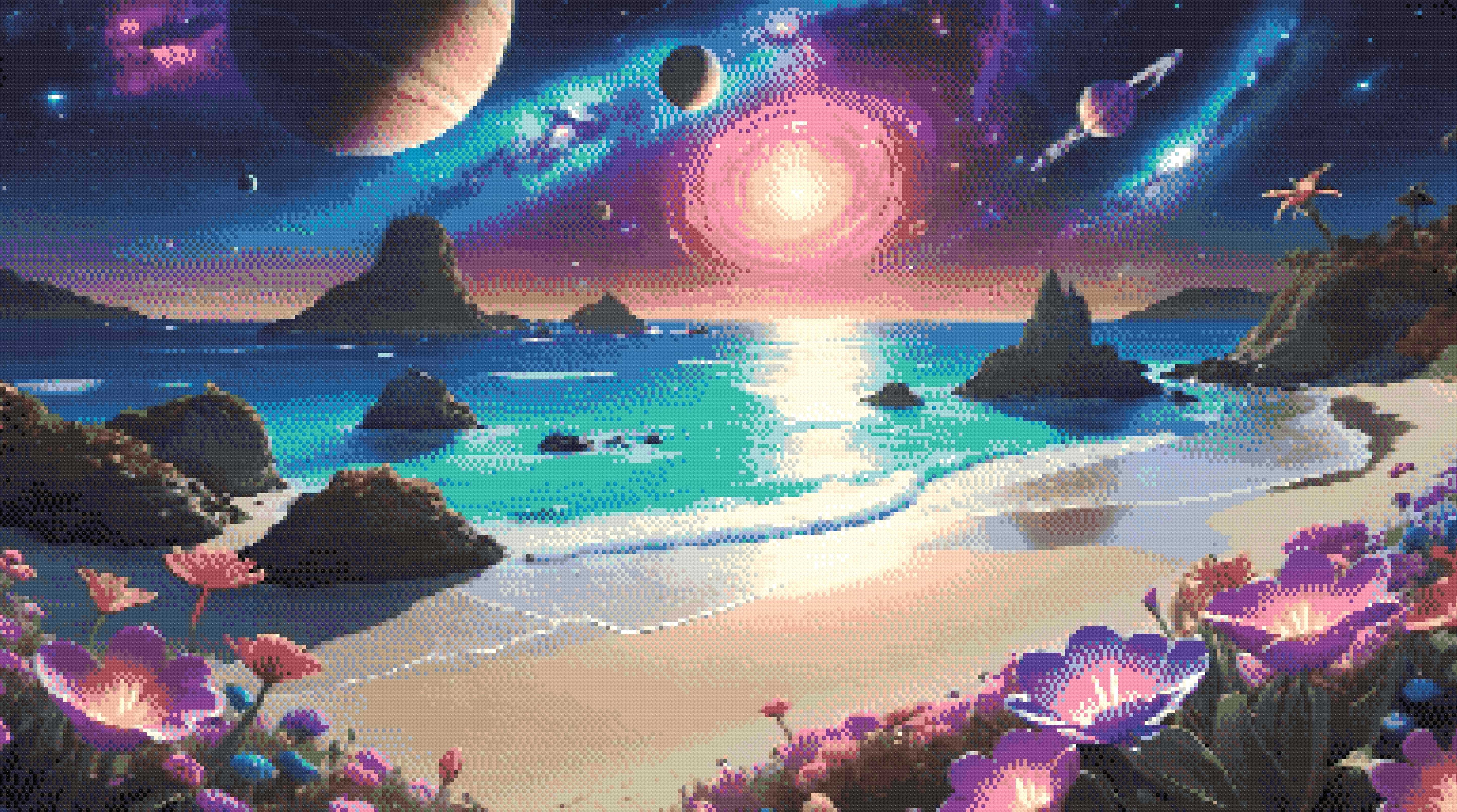 Celestial Shoreline Diamond Painting Kit