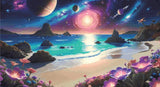 Celestial Shoreline Diamond Painting Kit