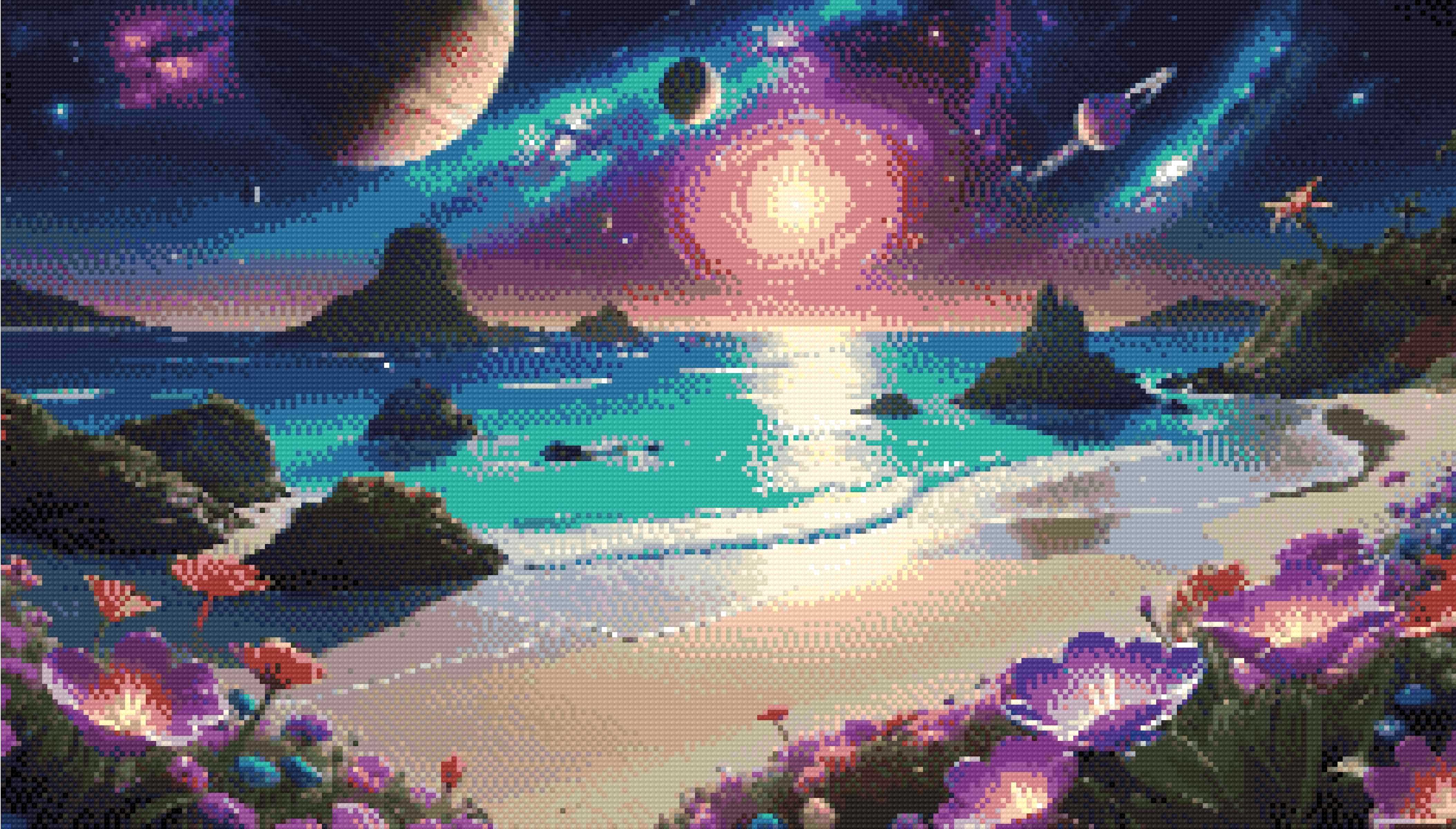 Celestial Shoreline Diamond Painting Kit