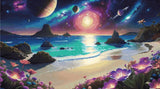Celestial Shoreline Diamond Painting Kit