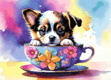 Teacup Pup Diamond Painting Kit