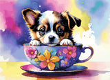 Teacup Pup Diamond Painting Kit