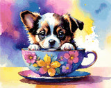 Teacup Pup Diamond Painting Kit