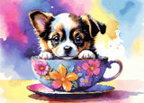 Teacup Pup Diamond Painting Kit
