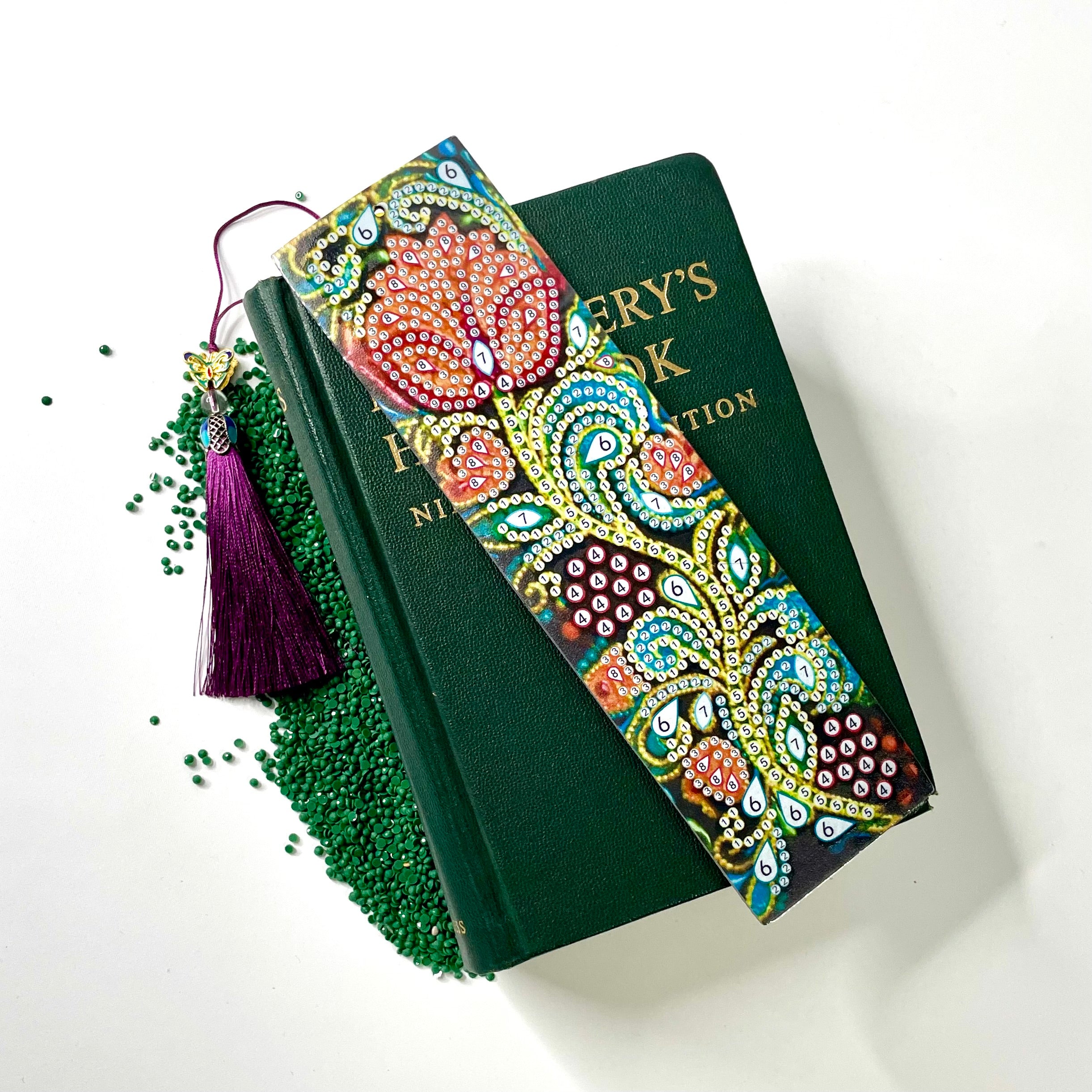 Bookmark Floral Diamond Pixels Australia