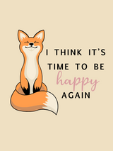 Happy Fox Diamond Painting Kit