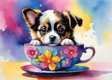 Teacup Pup Diamond Painting Kit