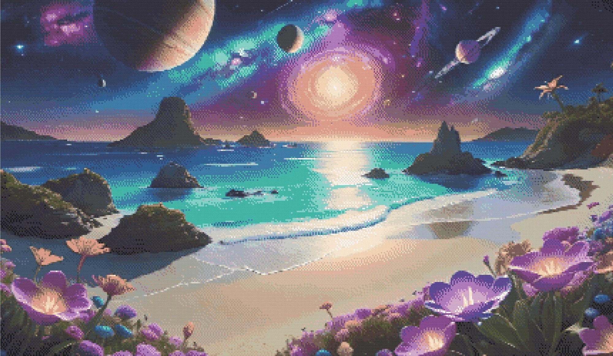 Celestial Shoreline Diamond Painting Kit