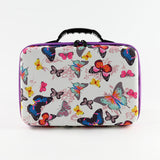 Drill Storage Case, 60 Bottle x 20ml - Butterflys, Light - Purple Zip