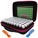 Drill Storage Case, 60 Bottle x 20ml - Pink