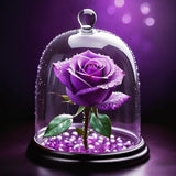The Amethyst Bloom Within Diamond Painting Kit