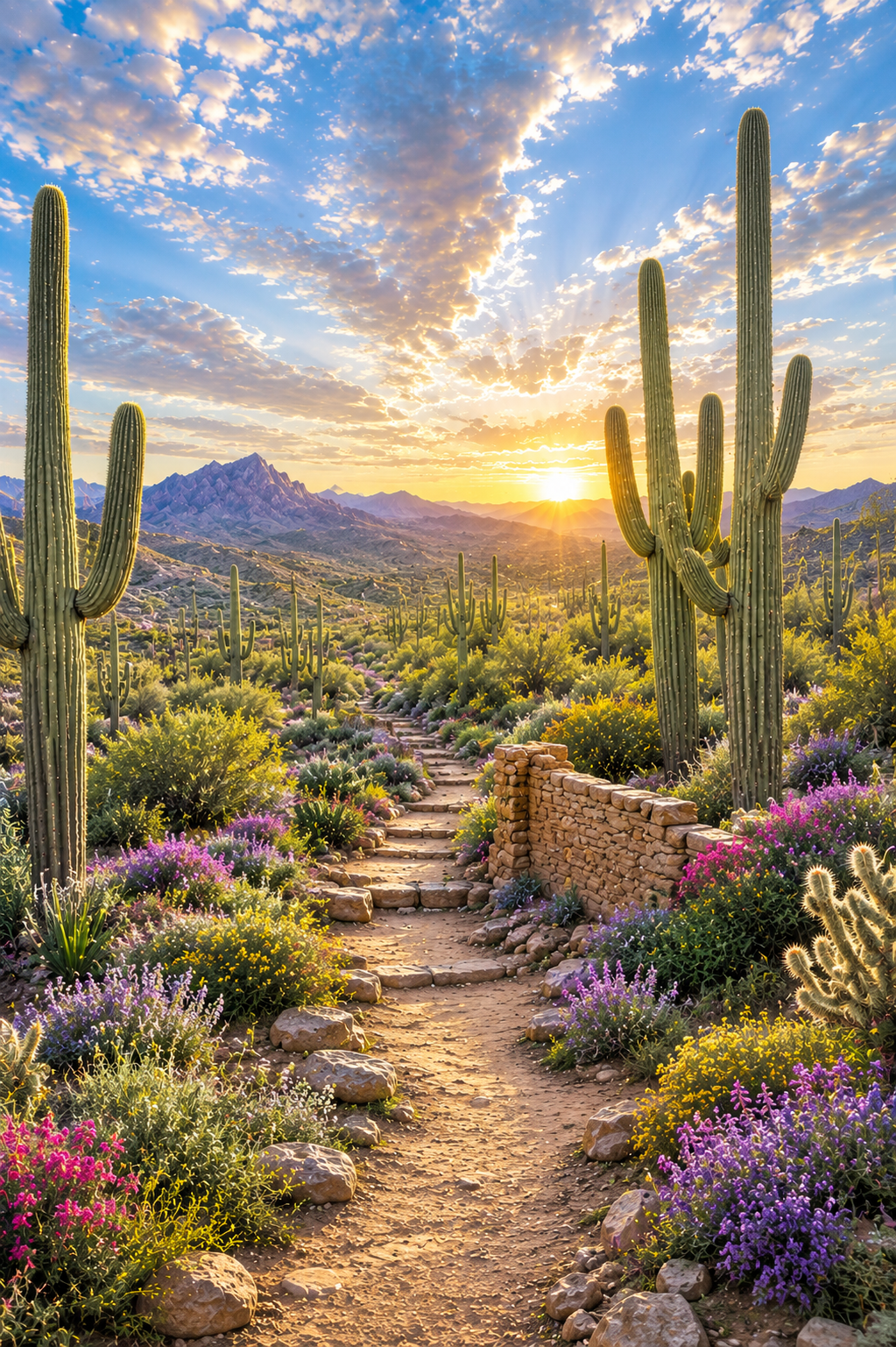 Desert Bloom Diamond Painting Kit