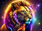 Diamond Painting Kit - Lion of the Stars