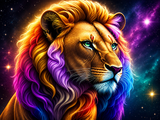 Lion of the Stars Diamond Painting Kit