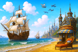 Sails & Skies Diamond Painting Kit