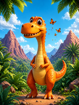 Tommy the T-Rex Diamond Painting Kit