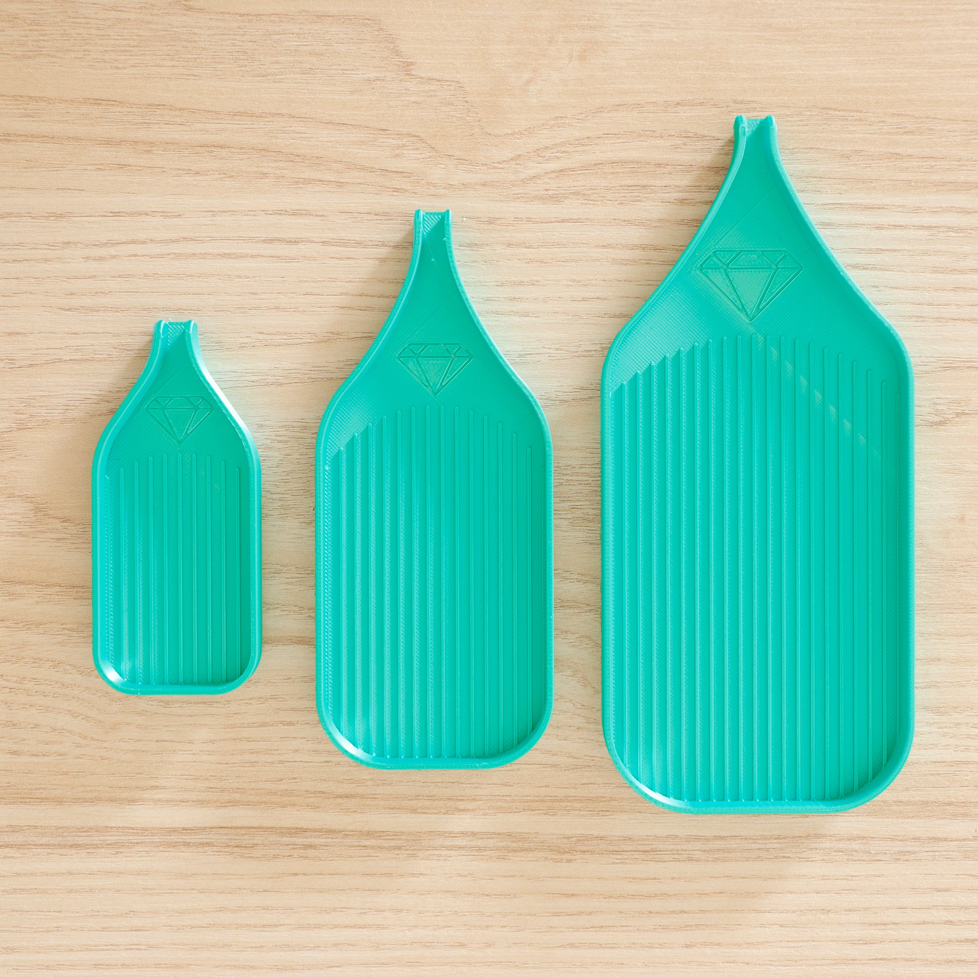 Drill Tray - Green Silk