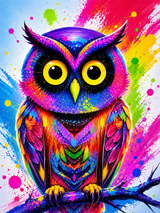 Mr Owl Diamond Painting Kit
