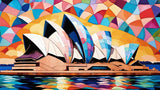 Patchwork Sydney Opera House Diamond Painting Kit