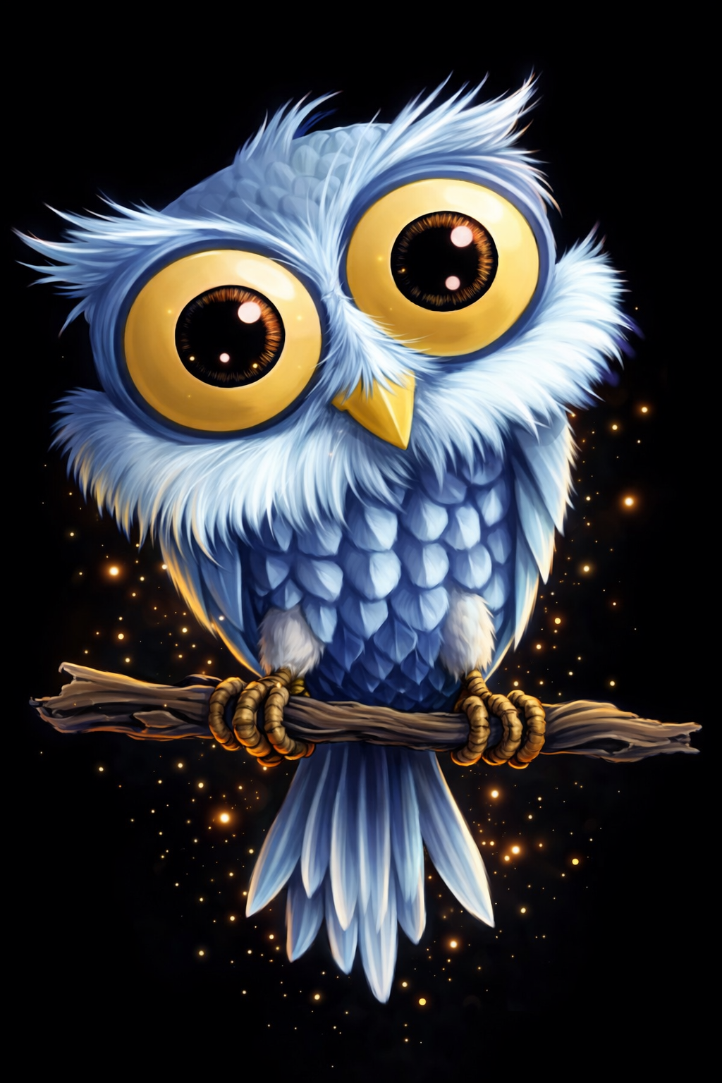 Big Eyed Owl Diamond Painting Kit