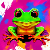 Mr Frog Diamond Painting Kit