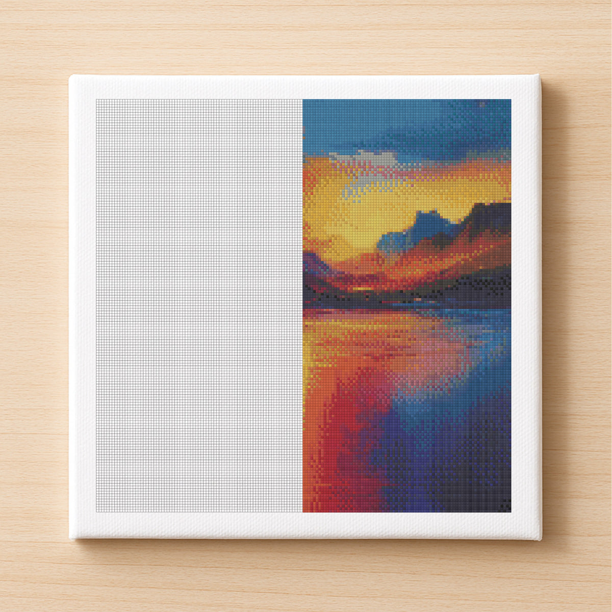 Blank Canvas | Pre-Glued - 100cm x 100cm – Diamond Pixels Australia