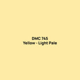 DMC 745 drill colour