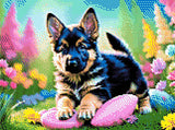 German Shepard Delight Diamond Painting Kit