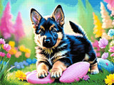 German Shepard Delight Diamond Painting Kit