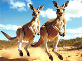 Kangaroo Buddies Diamond Painting Kit