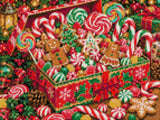 A diamond painting rendering of Christmas Treats Size - 40cm x 30cm