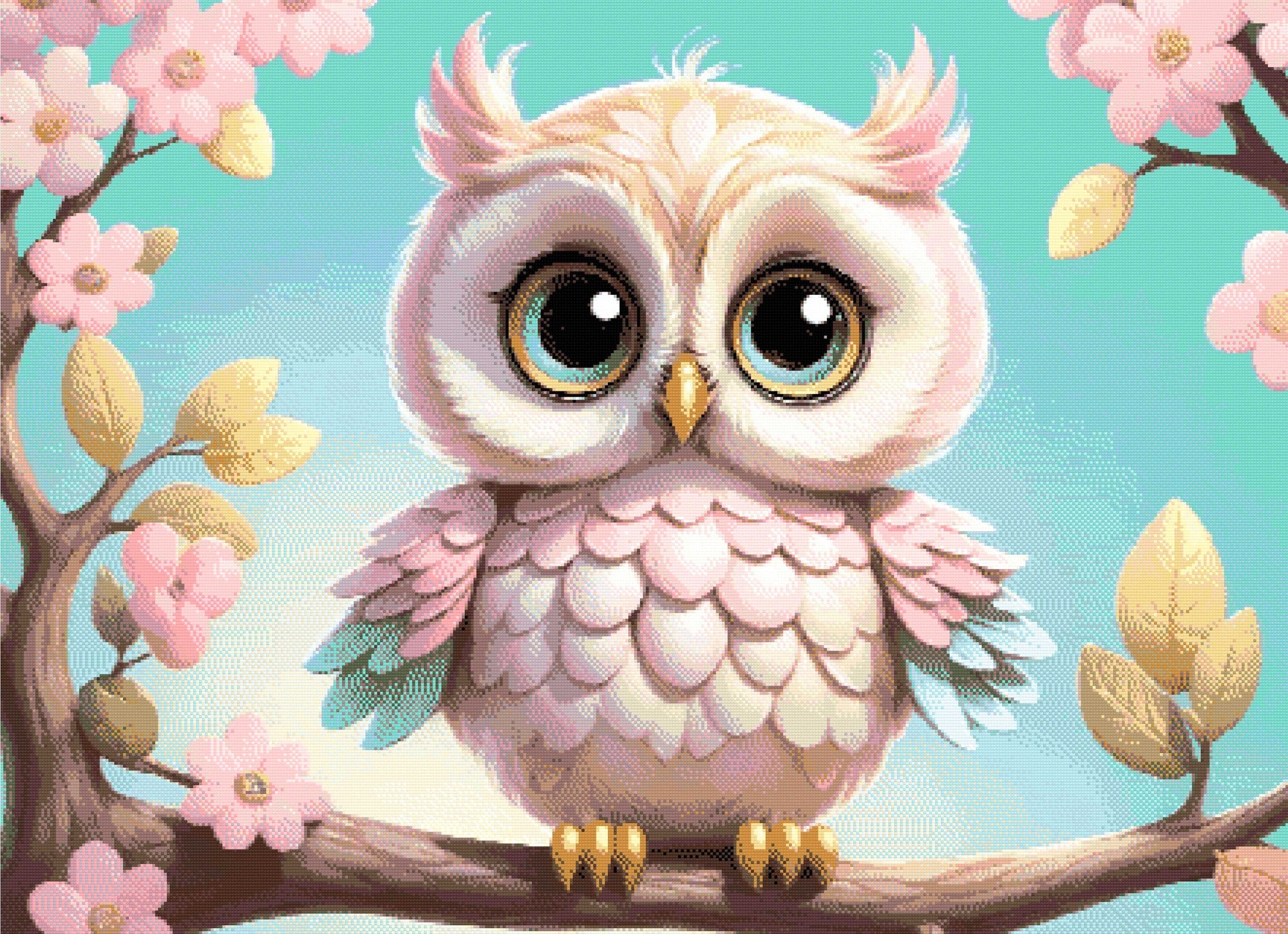 Whimsical Watcher Diamond Painting Kit