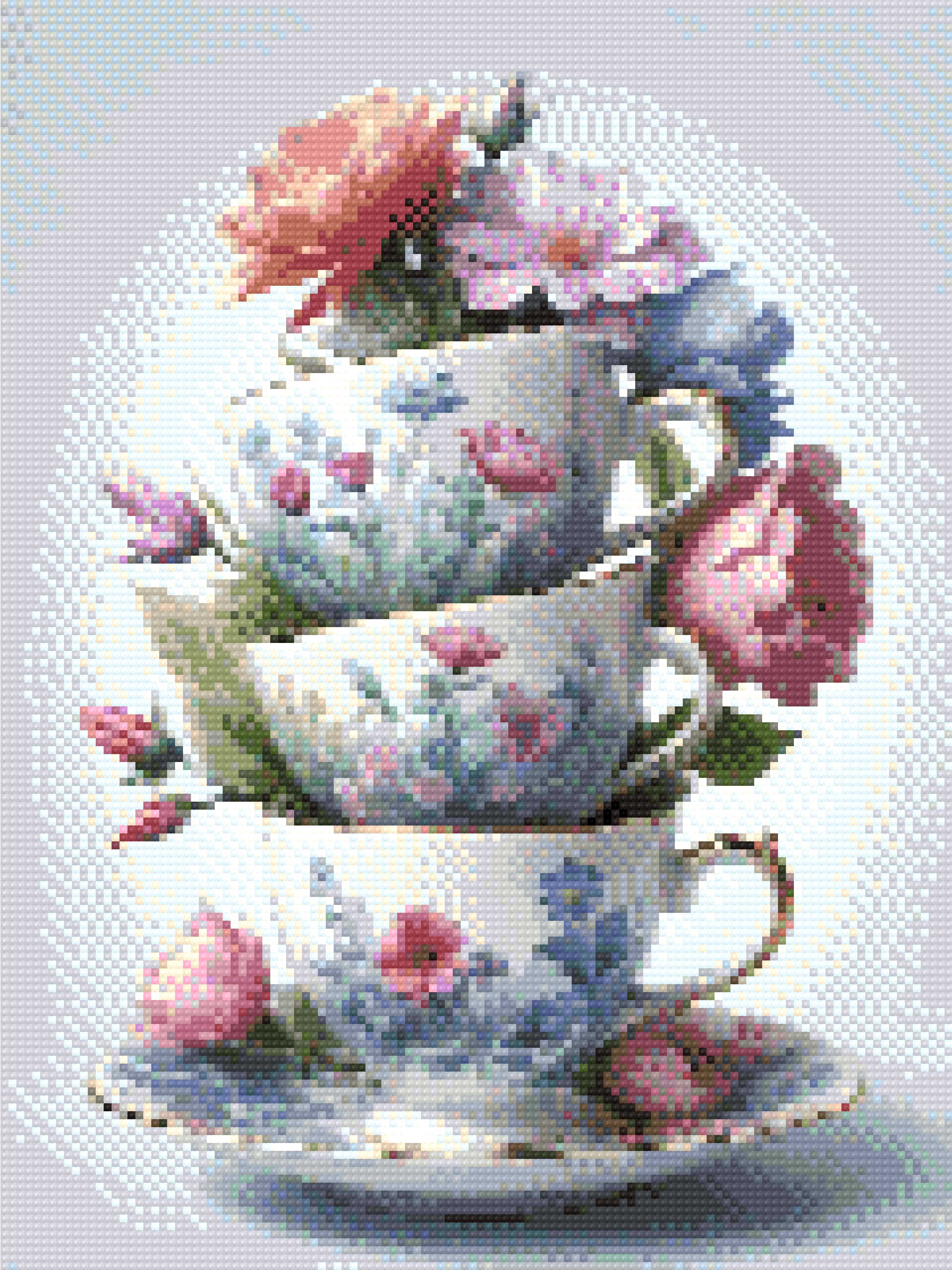 Tea Cup Cascade Diamond Painting Kit