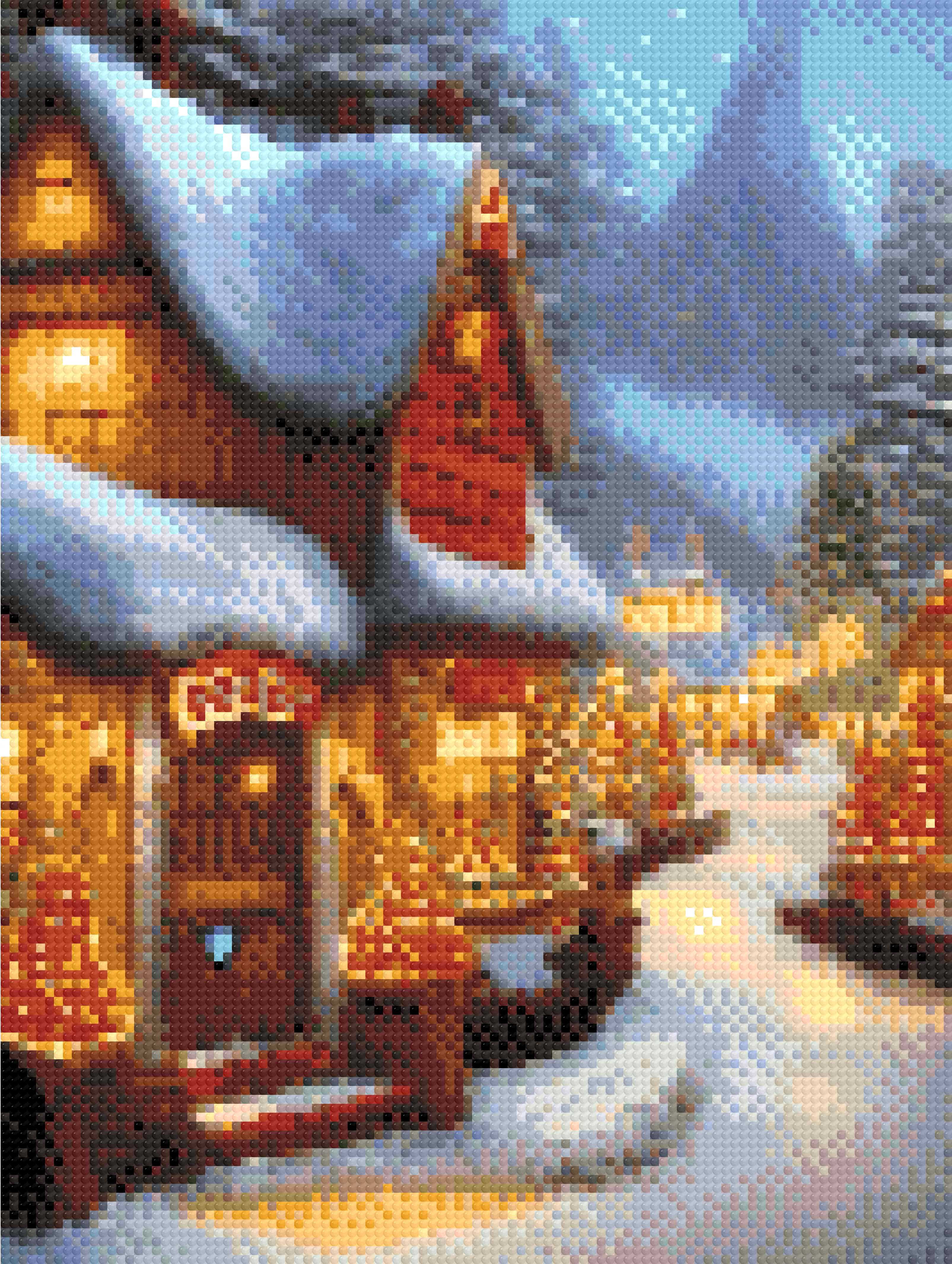 Santas Village Diamond Painting Kit