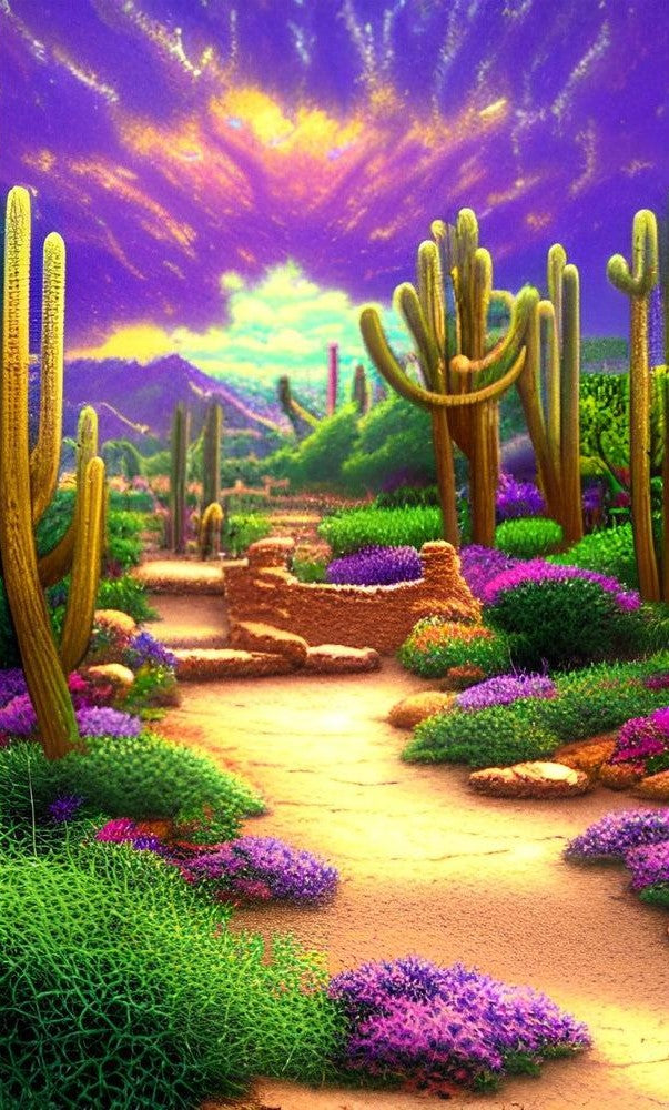 Diamond Painting Kit - Desert Bloom