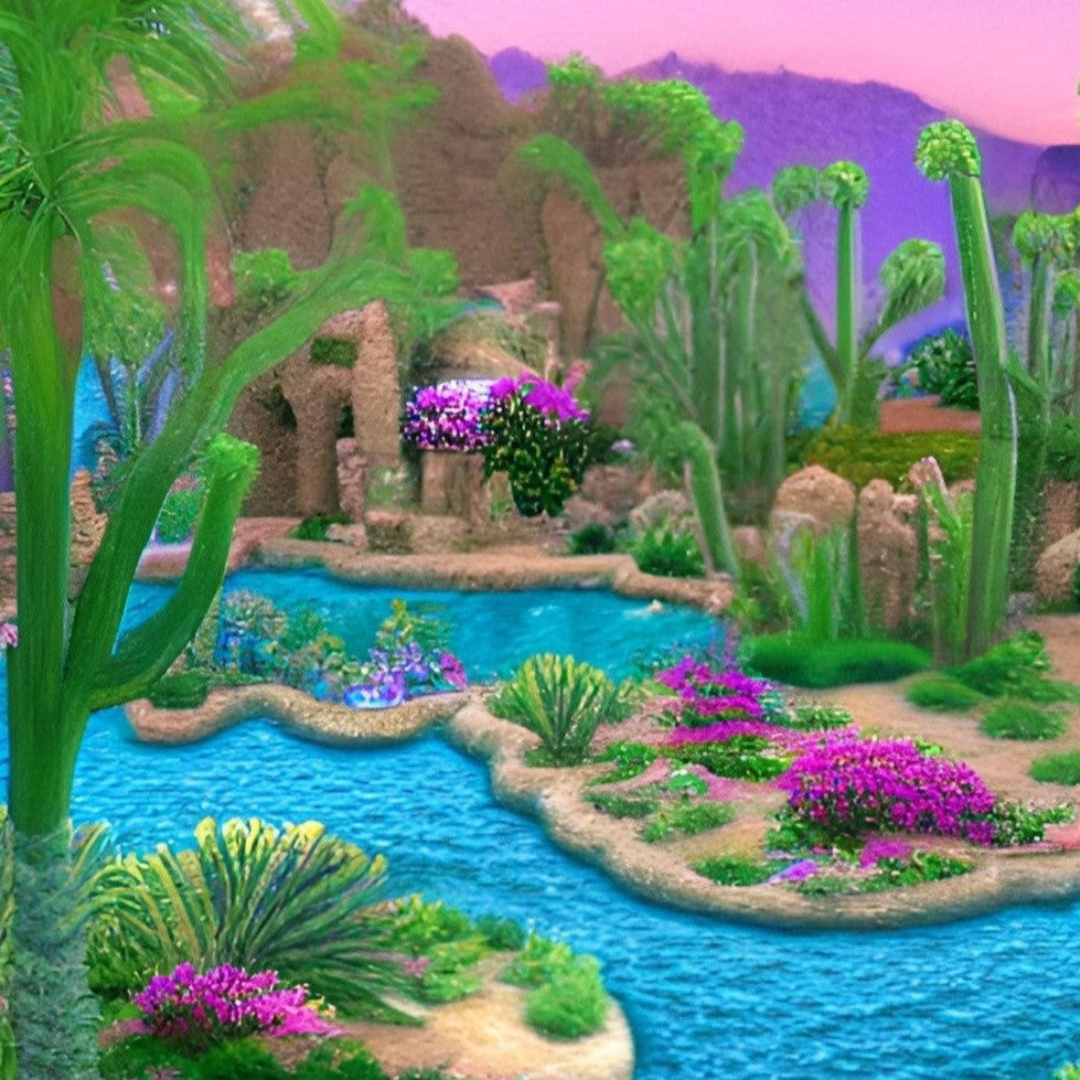 Diamond Painting Kit - Desert Oasis