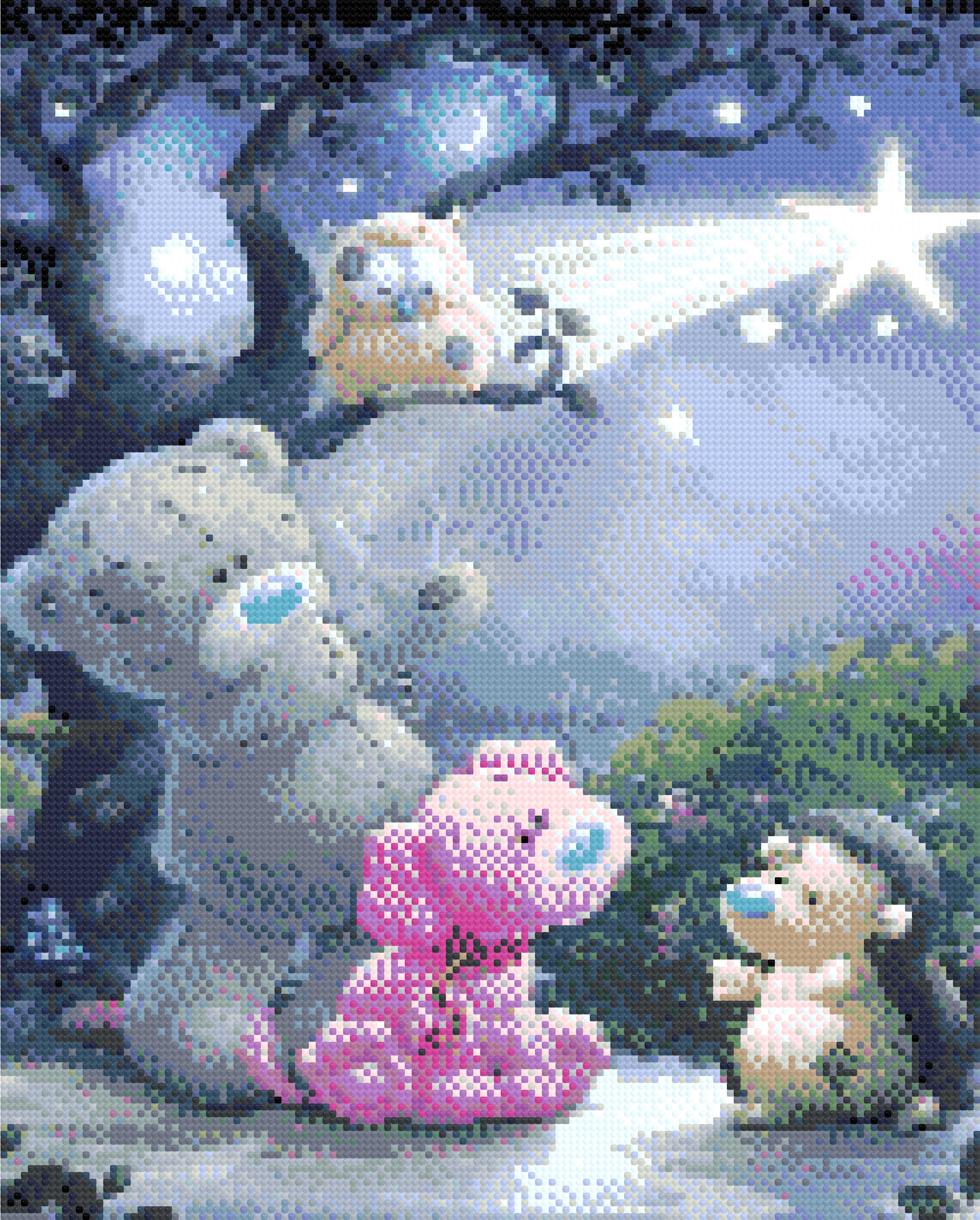 Diamond Painting Kit - Bears