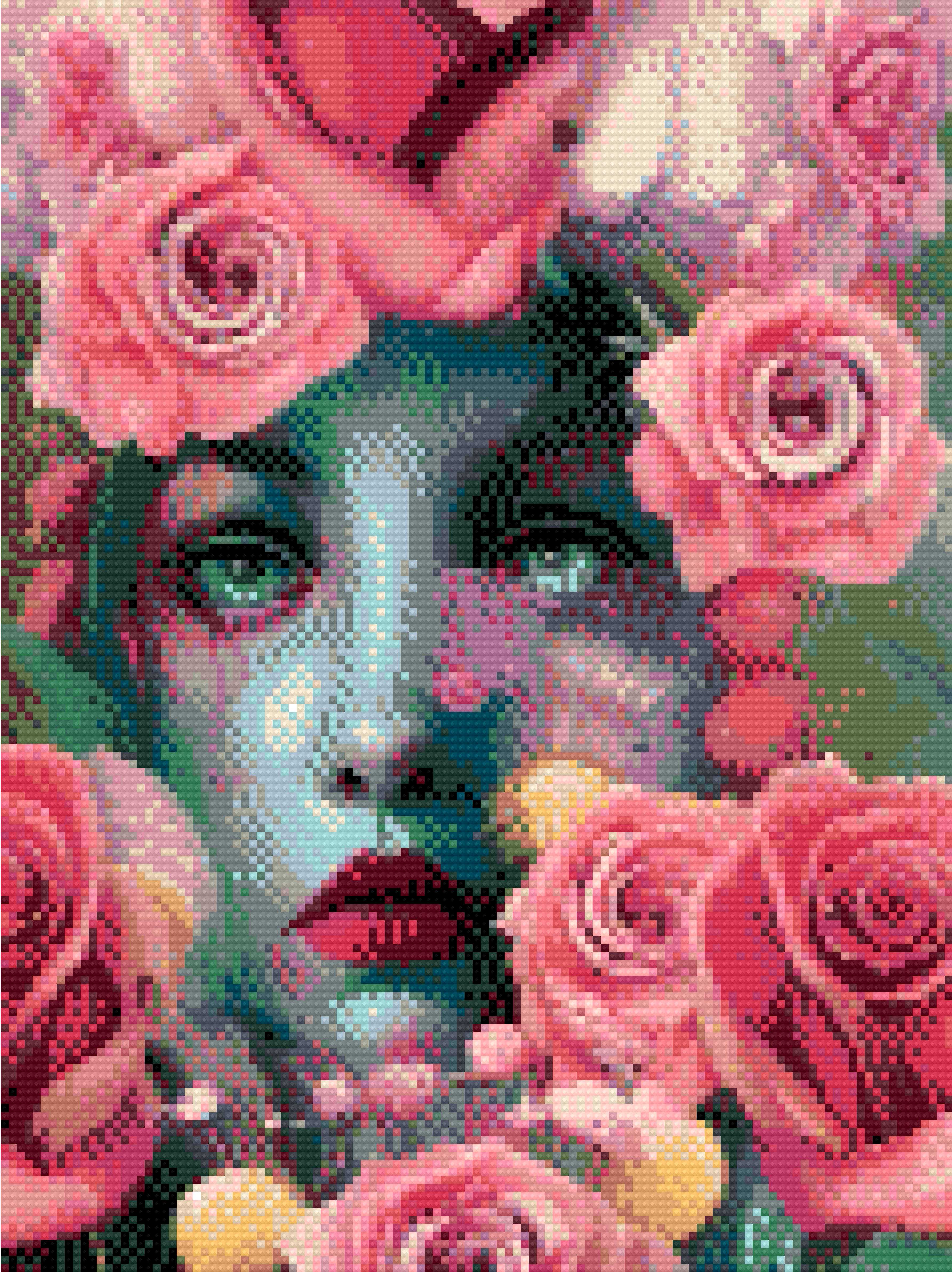 A Diamond Painting Rendering Of Null. Size - 30cm X 40cm