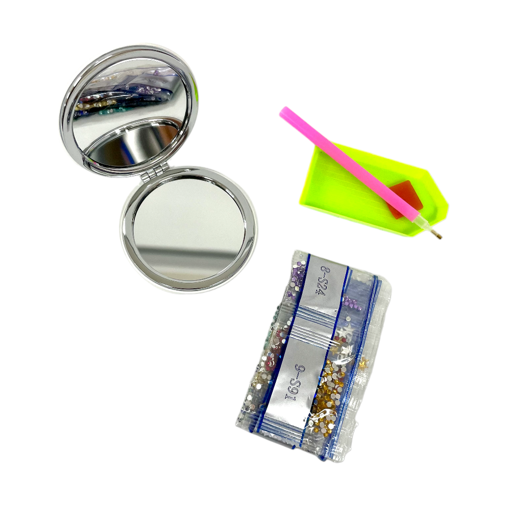 Compact Mirror - Lipstick Glam