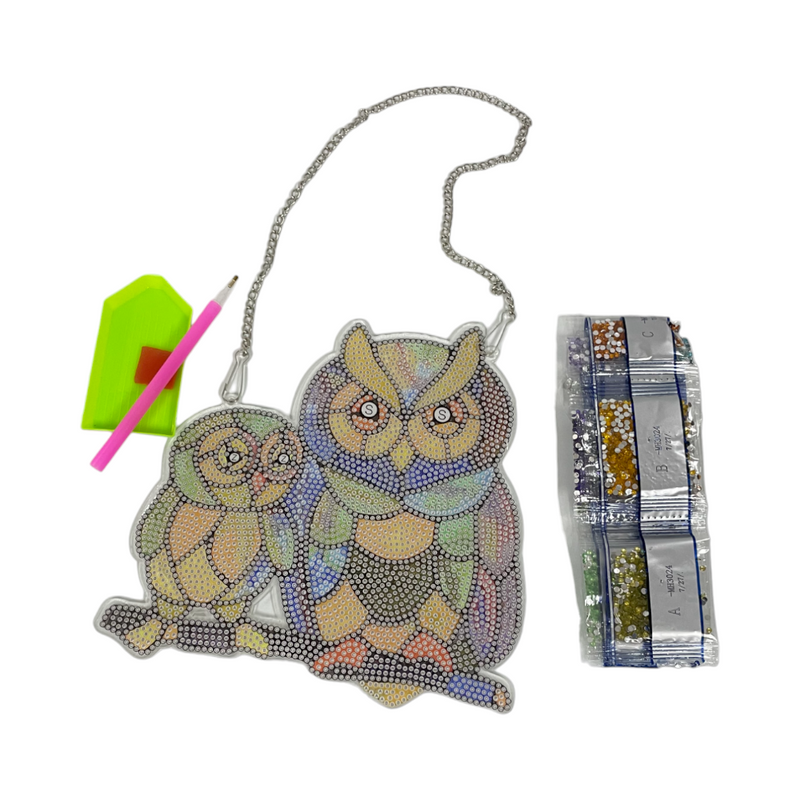 Pendant - Mama and Baby Owl