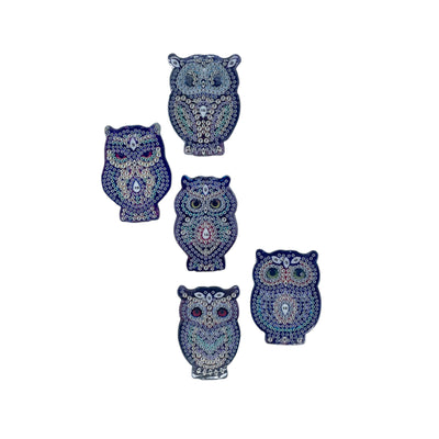 Keychains - Blue Owls