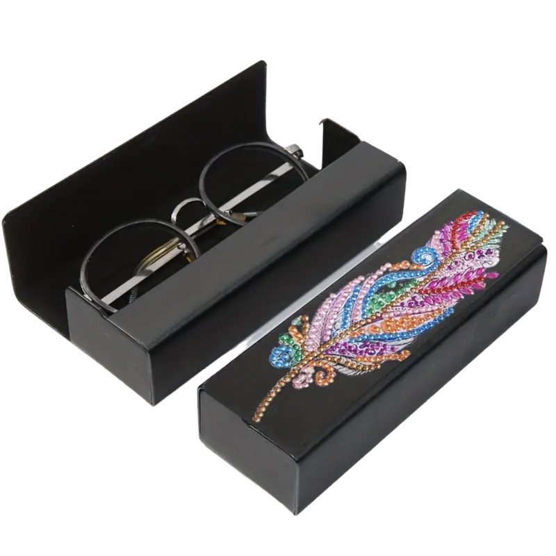 Glasses Case - Feather