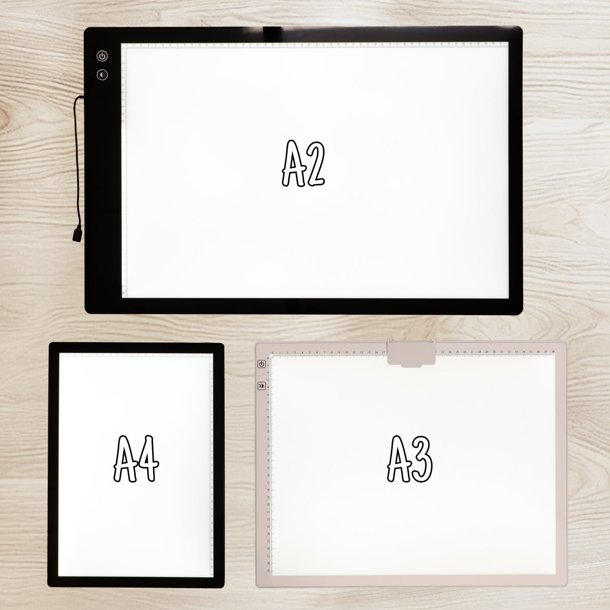 A2 Plug In LED Light Pad - Adjustable Brightness - 60cm x 40cm ...
