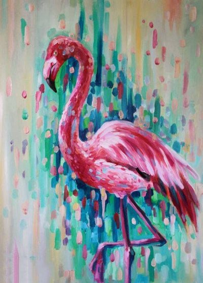 Paint by Numbers Kit - Flamingo