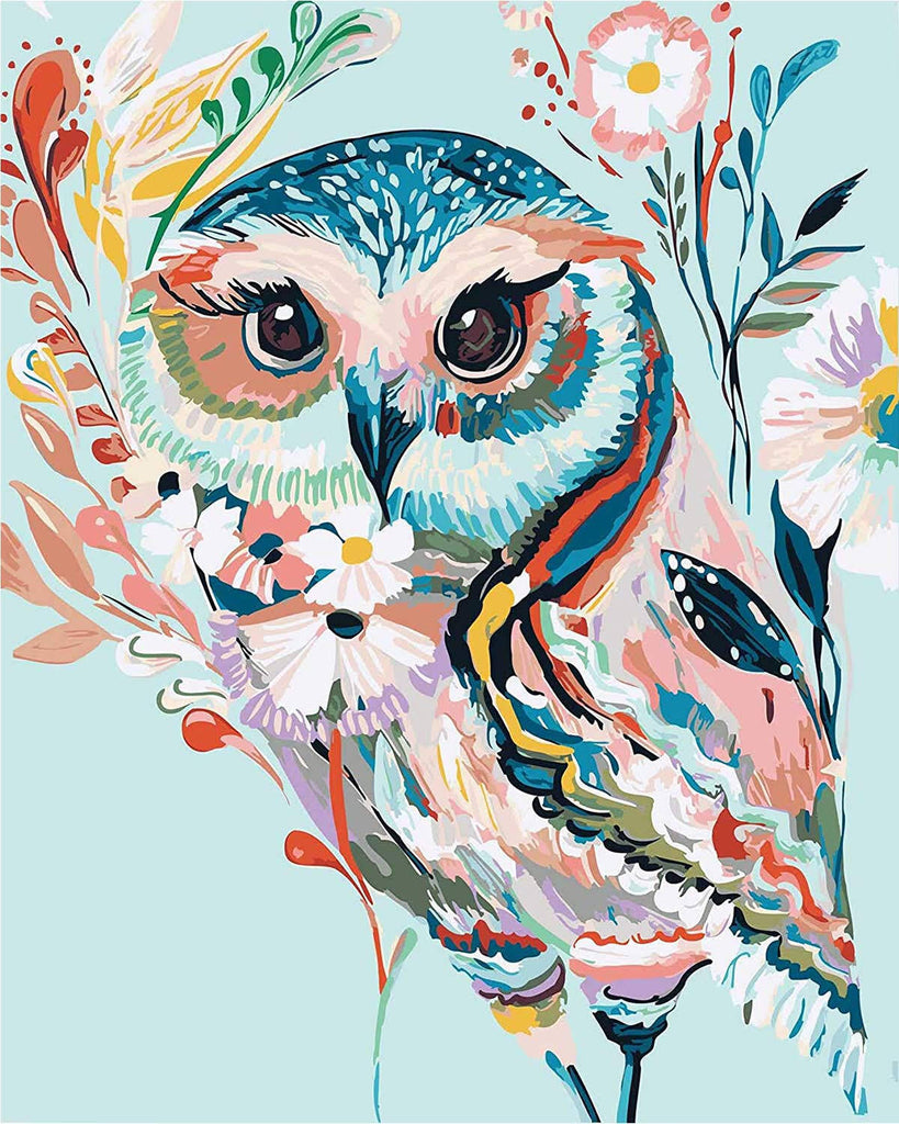 CREART - Dreaming Owl in 2023  Owl painting, Paint by number, Painting