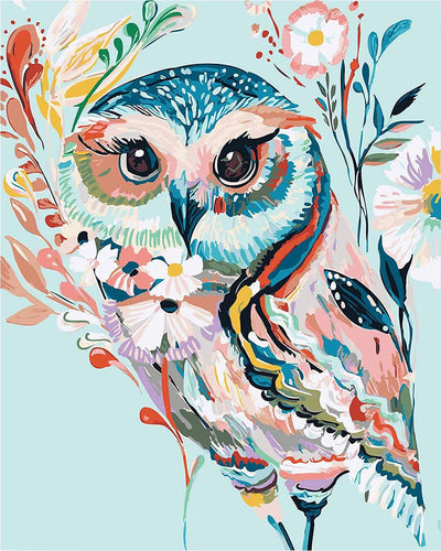 Paint by Numbers Kit- Boho Owl