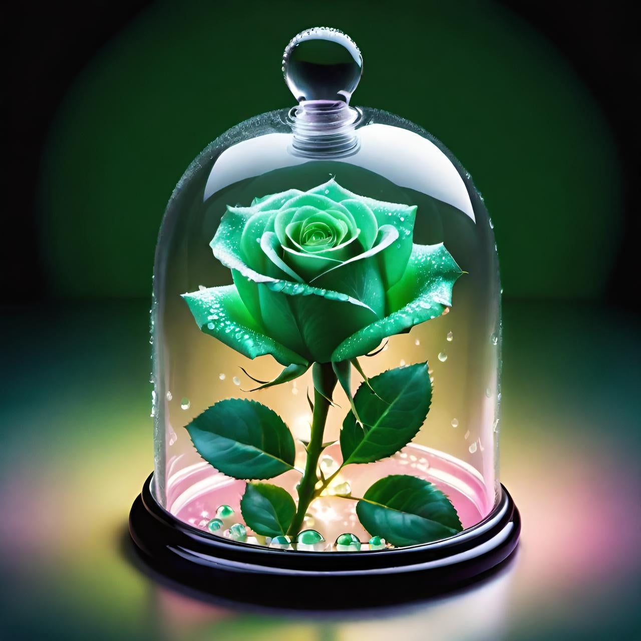 The Emerald Bloom Within Diamond Painting Kit