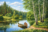 River's Quiet Moment Diamond Painting Kit